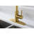 Pull Down Single Handle Spring Kitchen Faucet-125363875