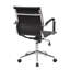 Fauteuil de direction à dossier moyen avec support lombaire et base chromée Techni Mobile