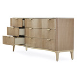 Malibu Crest Upholstered Standard 6 Piece Bedroom Set