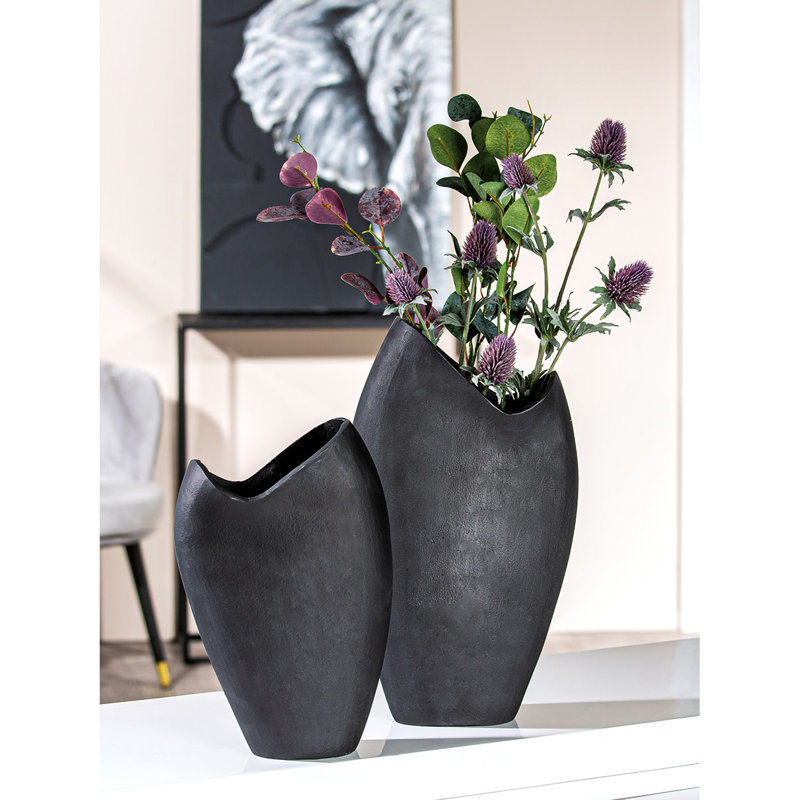 Clorissa Aluminum Table Vase, 42cm H x 23cm W x 12cm D
