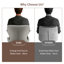Faux Leather Upholstered Armless Dining Chair With Wraparound Backrest-117659171-131243970