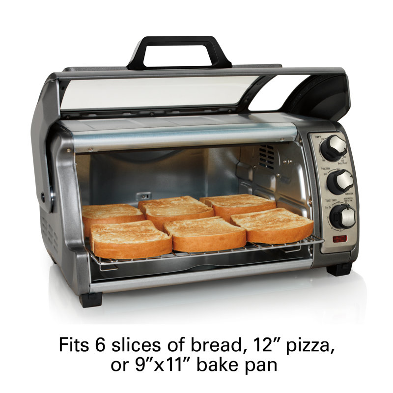 Hamilton Beach® Easy Reach® Toaster Oven with Roll-Top Door