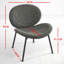Chaises de salle à manger avec pieds en métal-897360335