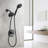 Classic Rain Shower Head with Handheld Shower