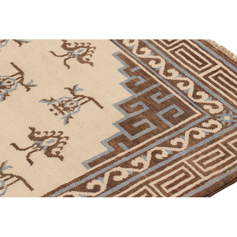 Modern Classics Hand Knotted Wool Area Rug, Rectangle 8' x 10'