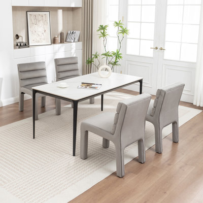 Cowger Velvet Upholstered Side Chair