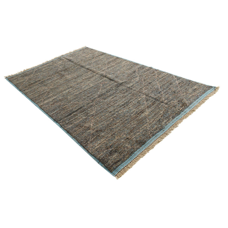 Tapis bleu et brun 6x9 Pinson