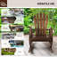 Chaise berçante d'extérieur avec table - Ensemble de table berçante avec chaise berçante et balancelle