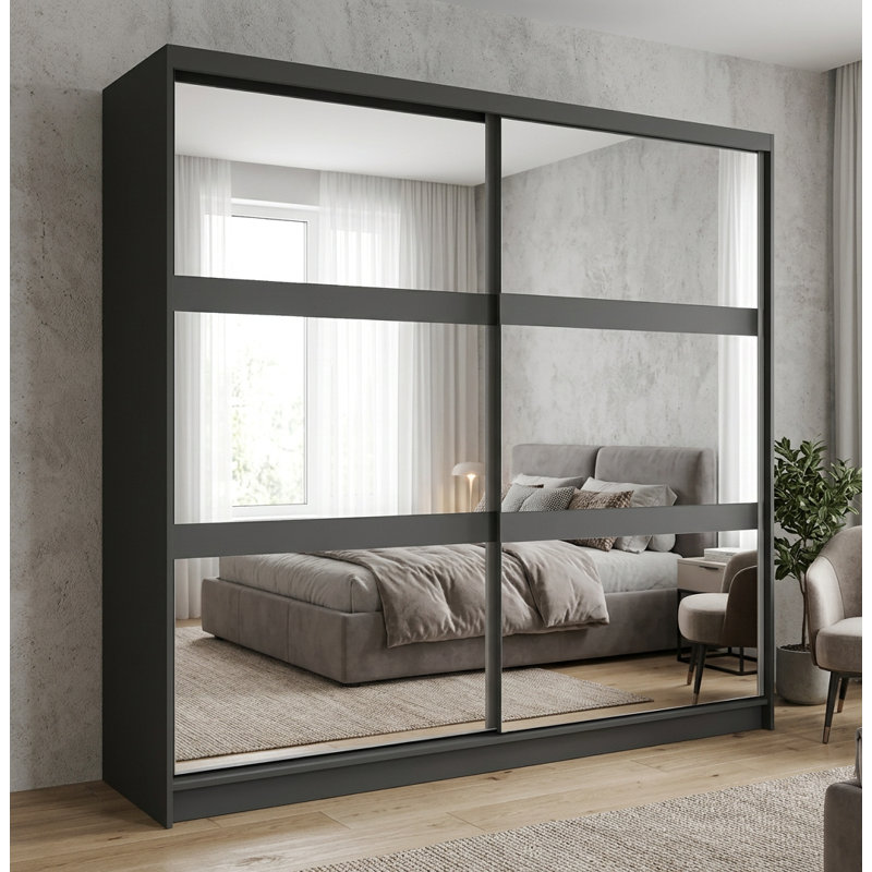 Laminate Wardrobe, Grey