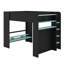 Full-Size Bunk Bed With Height-Adjustable Desk, Complete With Wardrobe And RGB Lighting Choices-96705723
