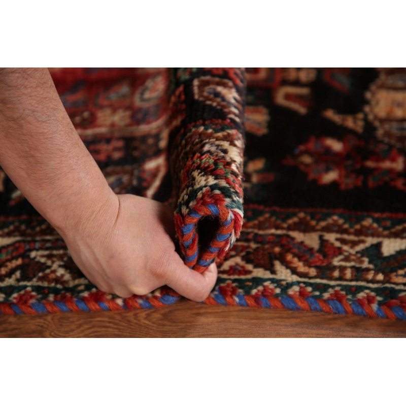 Tapis traditionnel géométrique rouge 4 x 5