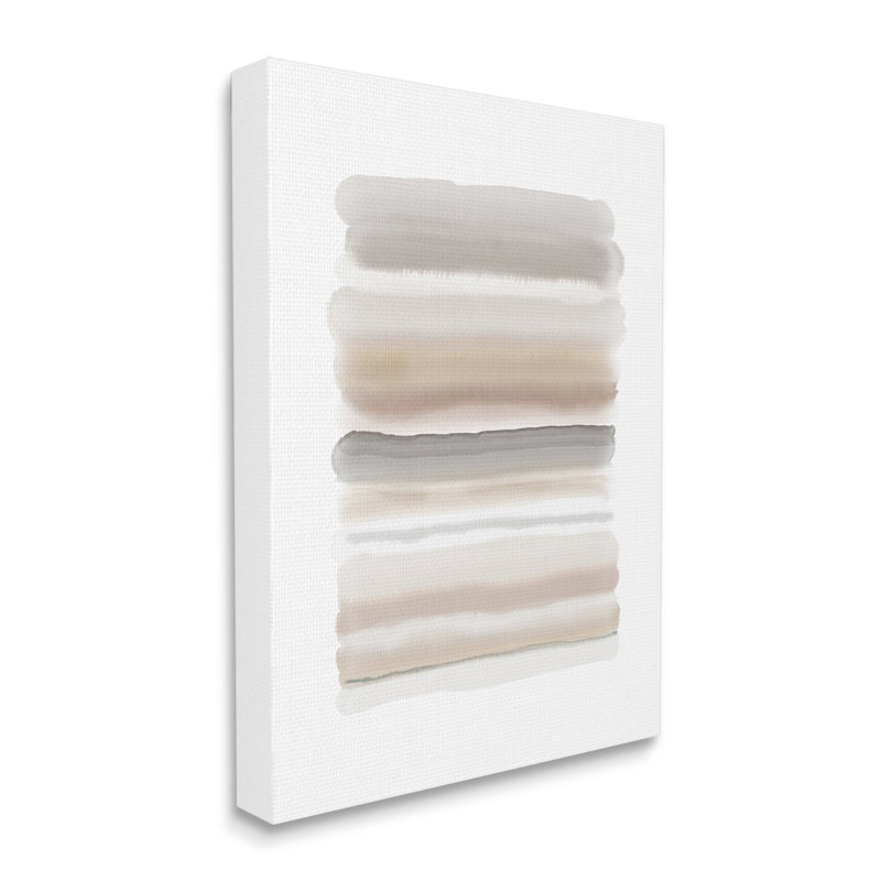 «Simple Abstract Boho Tan and Brown Opaque Watercolor» par Urban Epiphany - Peinture, Toile tendue