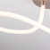 Ravensworth LED 1 Light Semi-Flush Ceiling Light, Matt Nickel, Non-Dimmable