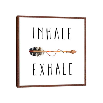 Inhale Exhale - Print on Canvas