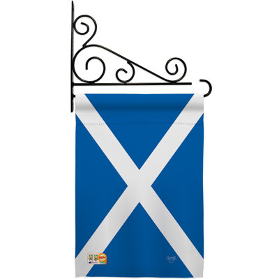 St. Andrews Cross 2-Sided Polyester 19 x 13 in. Flag Set