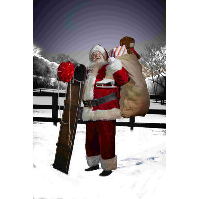 Père Noël avec traîneau
