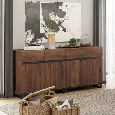 Modern 2-In-1 Accent Cabinet With Shelves - Storage Cabinet For Living Room, Hallway, Entryway by Latitude Run