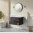Modern Floating Single Vanity With Ceramic Sink