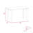 Cabo Writing Desk, Four Legs (Desk)
