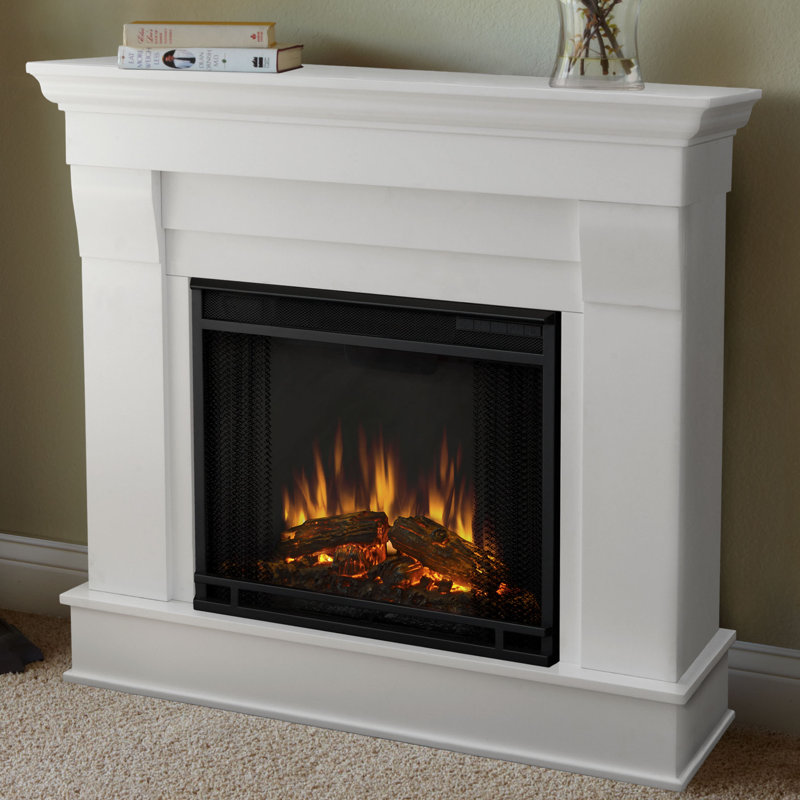Chateau 41" Electric Fireplace by Real Flame, White