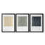 Divided Plot I - Toile tendue avec châssis sur mesure - 3 pièces-289920608-289920614