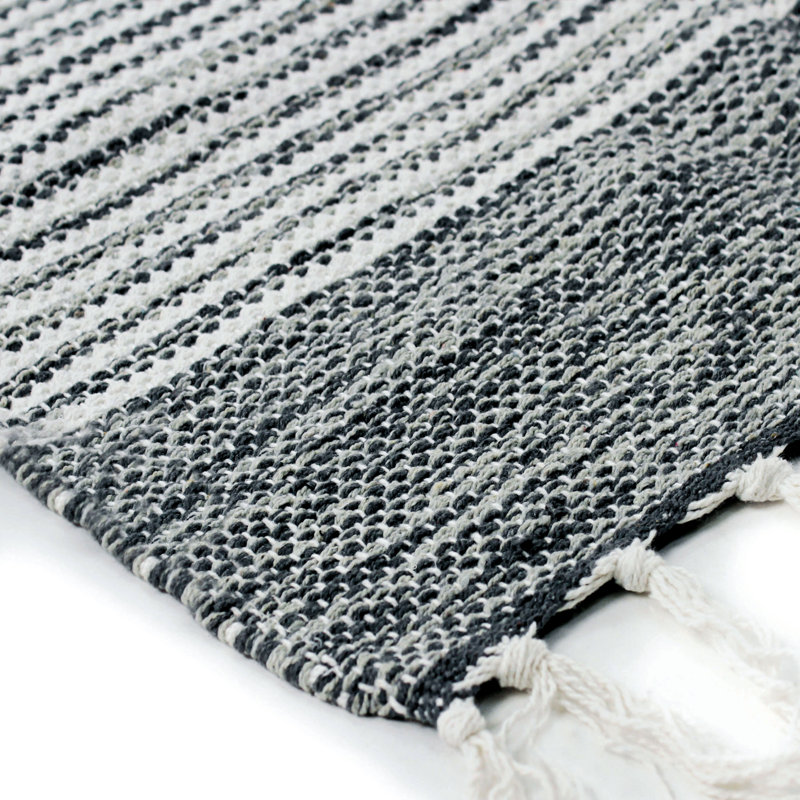Iwan Solid Colour Hand Woven Area Rug, Rectangle 190 x 290cm