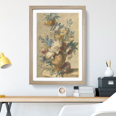 Still Life with Flowers Vol.6 by Jan Van Huysum - Picture Frame Painting