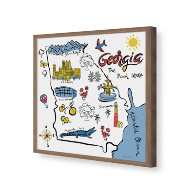 Georgia by Farida Zaman Art Print