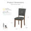 Chaise d'appoint rembourrée Quain-915612073