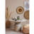 Kashida Round Solid Wood Dining Table-2080196870