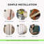 10 pièces de bandes de panneaux de fibres à densité moyenne panneau de bricolage 1000mm x 90mm x 6mm Home Decor