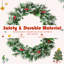 Couronne de neige décorative 24 po