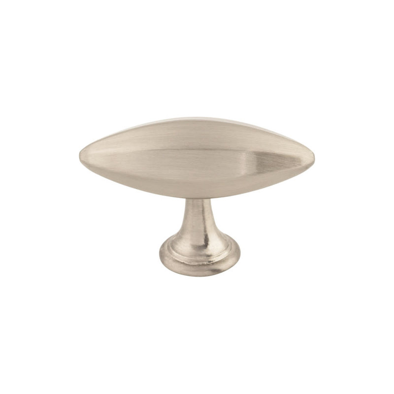 Chareau 1 15/16" Length Bar Knob, 1 15/16" Length, Brushed Satin Nickel