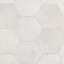 Carreau de porcelaine pour plancher et mur aspect béton poli 9,13 po x 10,51 po Mandalay Hex-70773856