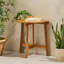 Table bistro pliante d'extérieur en bois d'acacia-2066667772