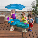 Step2 Spill and Splash Seaway Kids Water Table with Umbrella