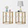 Marble Top End Table Set