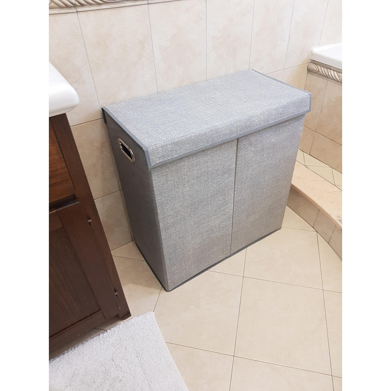 Laundry Sorter with Handles, Grey