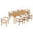 Patio 8-person Dining Set With Cushions-1700759254-1700759251