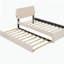 Lit plateforme à plateau-coussin double Teddy-121110542