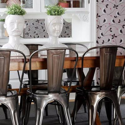 Krey 18'' H Metal Stacking Side Chair