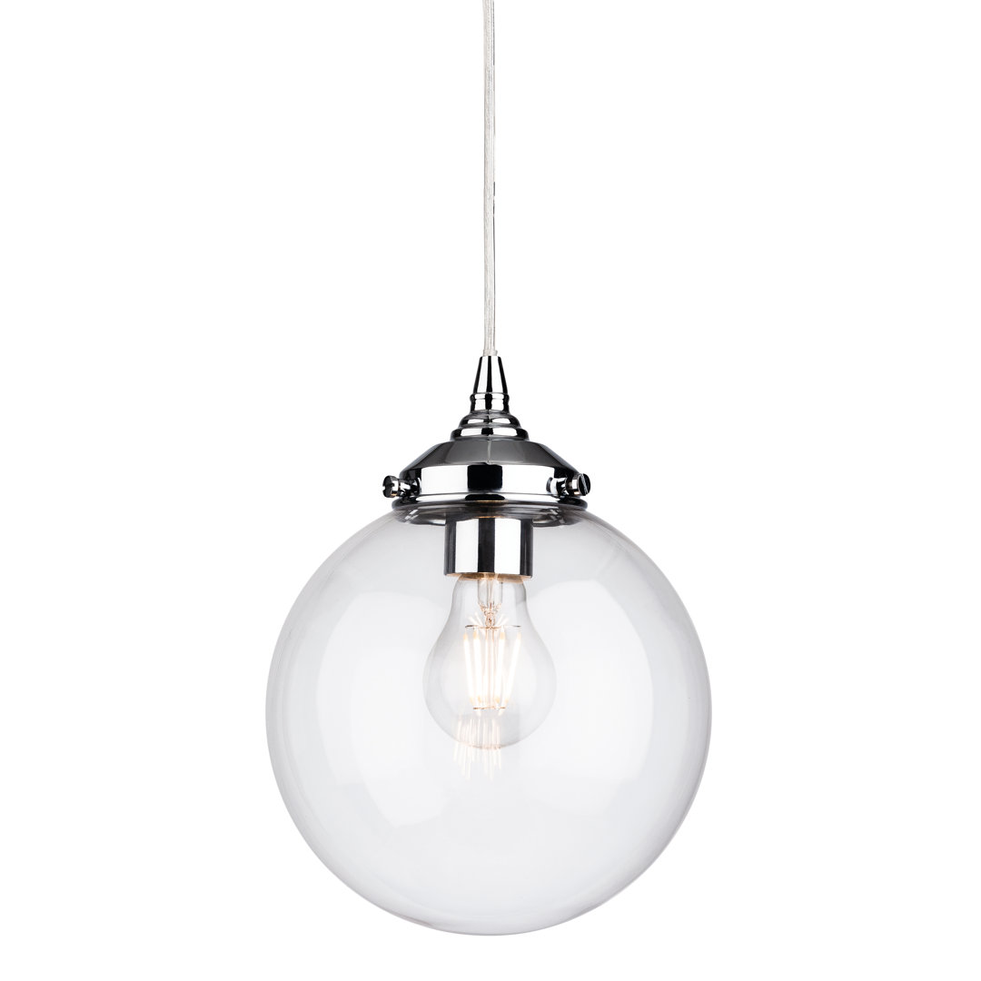 Pendants 1 - Light Chrome Sphere Pendant