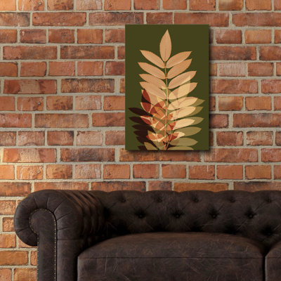 «Win Leaves 2» par Winston Porter, art mural en verre acrylique