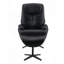 Fauteuil d'appoint pivotant avec repose-pieds Motion