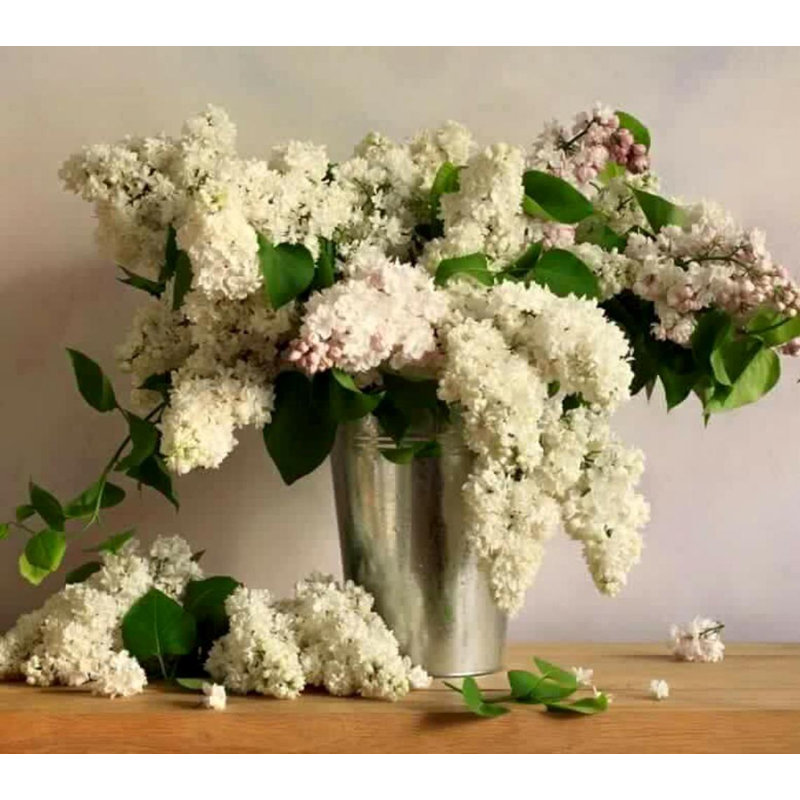 Chaffins Metal Table Vase, 15.75" H x 8.5" W x 8.5" D