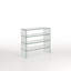 Ally 75.5cm H x 80cm W Iron Standard Bookcase
