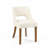 Upholstered Side Dining Chair with Solid Wood Legs-1199058011
