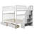 Alisiana Kids 2 Drawers Wood Full Over Full Bunk Bed with Shelves-910866660