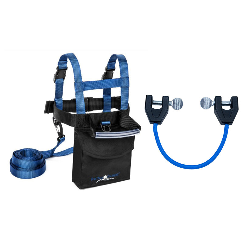 Lucky Bums Kids Ski Harness Learning Tools, Blue