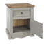 Damien 1 Drawer Bedside Table-20461123